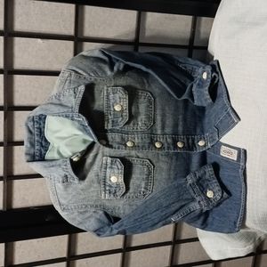 OSHKOSH BIGOSH DENIM BUTTON UP